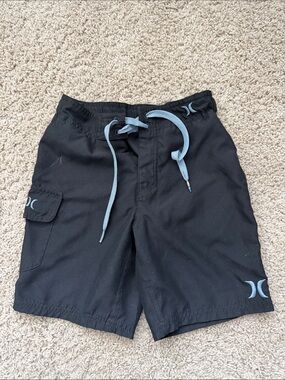 Hurley Black Swim Trunks Size 5-6Y